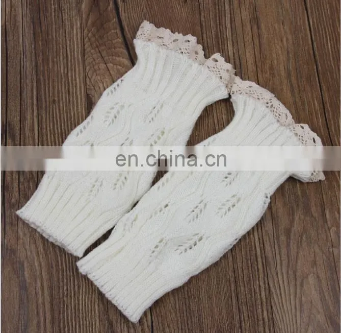 Hot sale Europe Ladies knitting lace legging