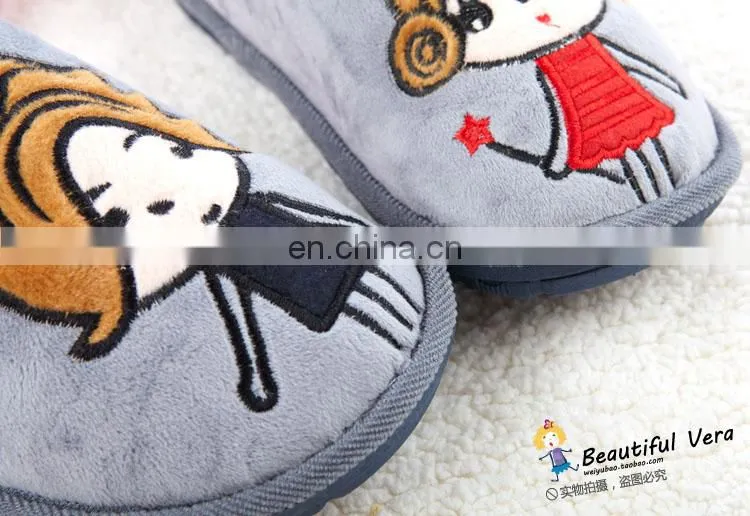 Wholesale Cute Cheap Cotton Slipper for Boys and Girls