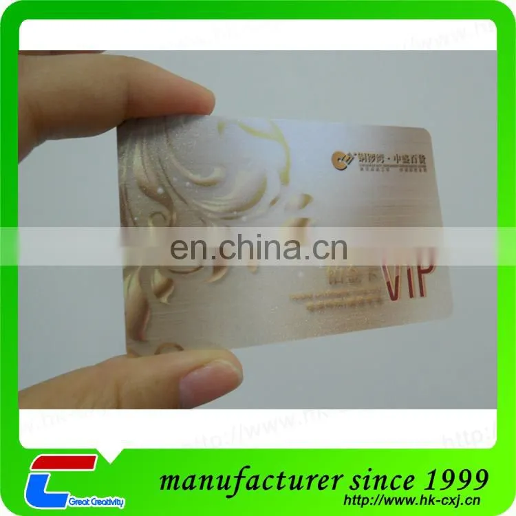 Cheap PVC business card/ business card/plastic NFC business card