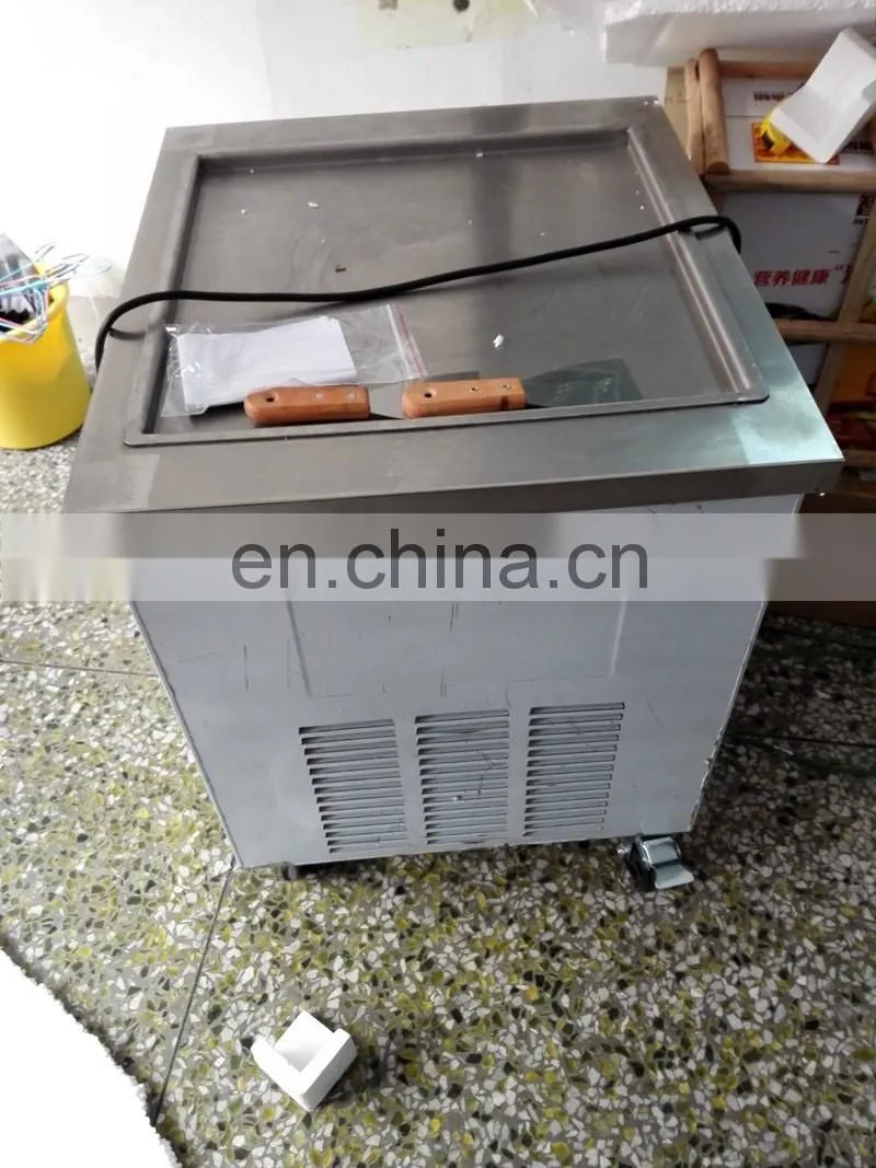 Hot sale cold stone table fry ice cream machine with best price and long service life