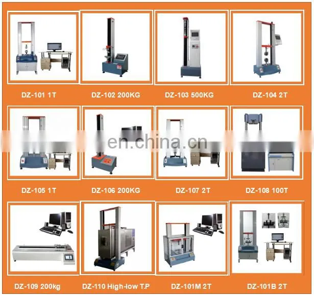 Peel adhesion tensile strength test machine