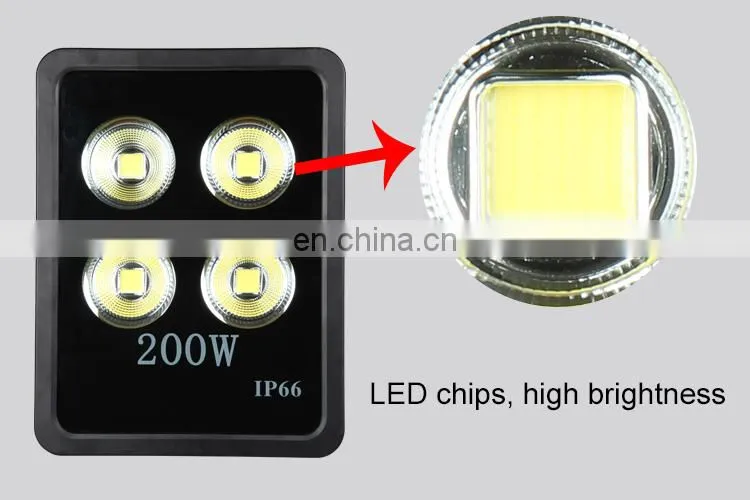 china factory! 300w cob led flood light 2 years warranty waterproof 6500k ip65 100 watt led flood light