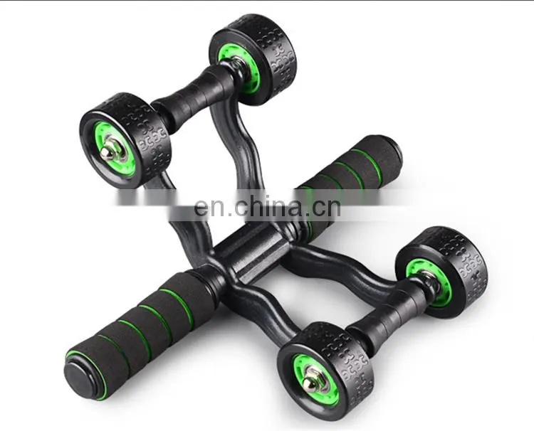4 Wheels Abdominal Muscle Training Wheel AB Wheel Fitness Equipment