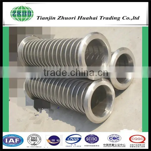 Precision stainless filter pipe use for screen pipe milling machine parts
