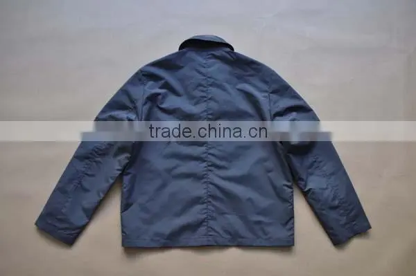 Garment factory plain mens windbreaker jacket