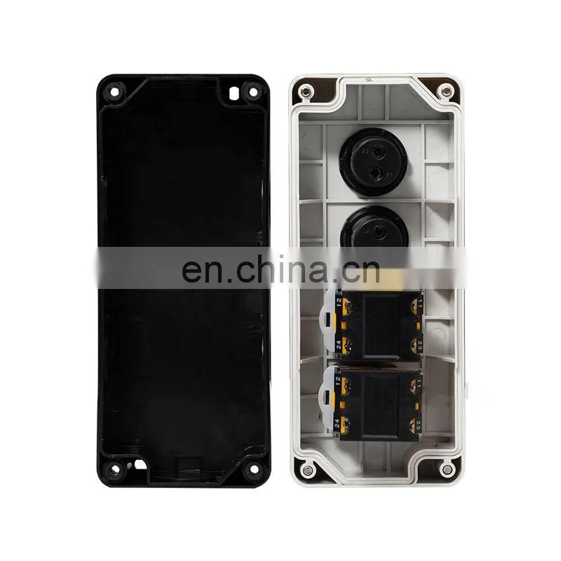 Waterproof Switch Box Plastic Starting Button Switch Box Electrical Industrial Button Emergency Stop Switch Box