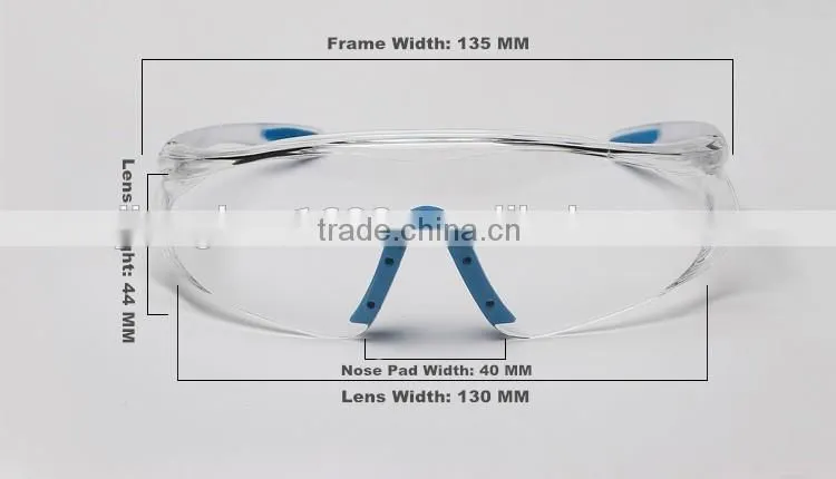Clear reinforce perscription men womens workplace safety goggle unbreakable pc lens bulletproof shooting glasses