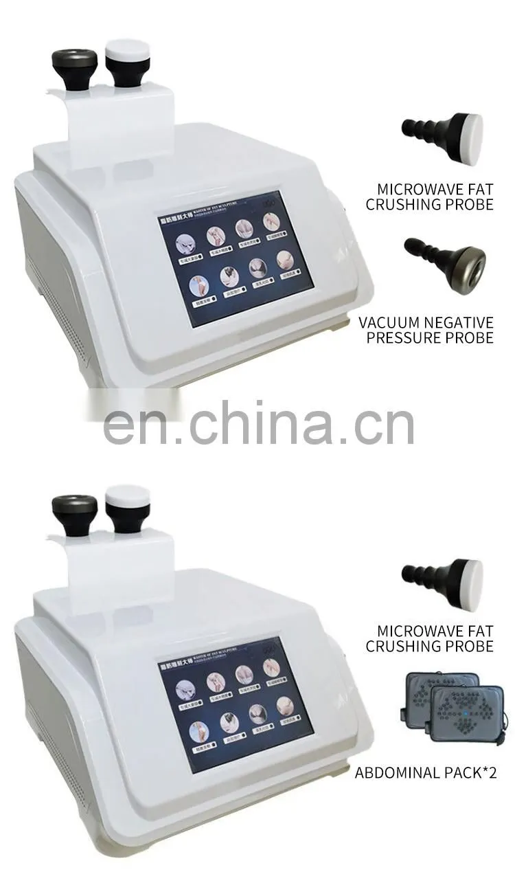 RF Vacuum Microwave Fat Crushing Body Shaping Instrument Cellulite Reduction Cupping Therapy Weight Loss Body Slimming Machine