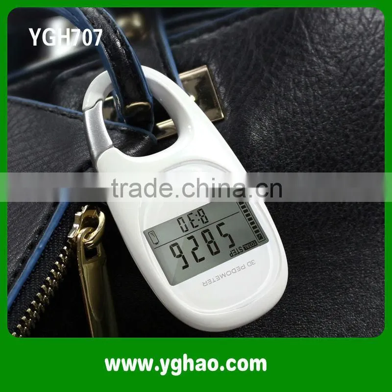 Gifts for the elderly 3D pedometer Simple Count step Pedometer
