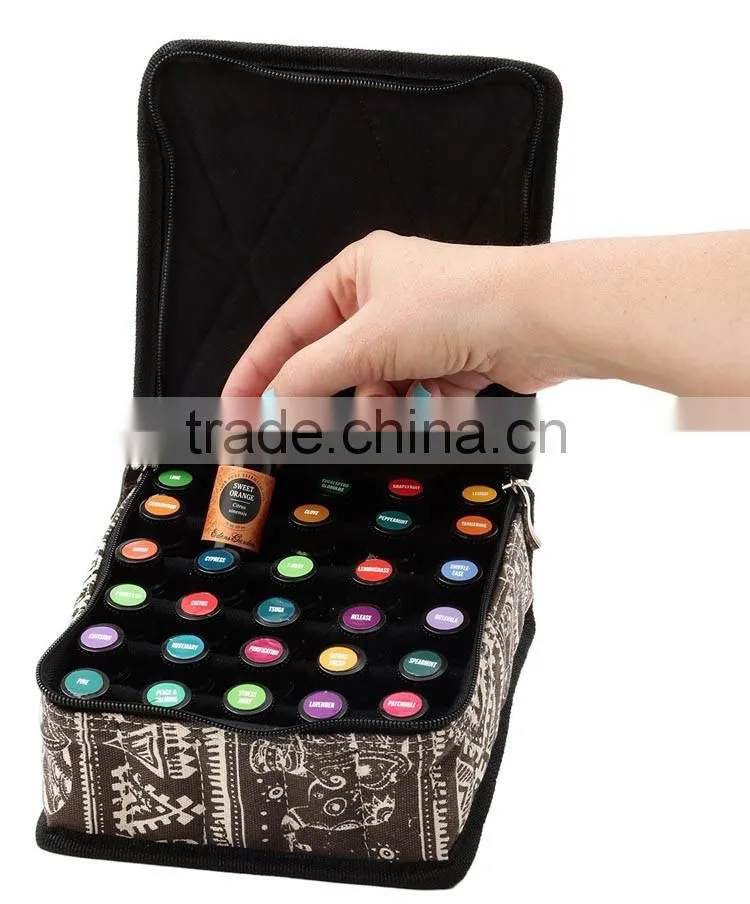 High Quality 30-Bottle Essential Oil Carrying Case - Perfect Essential Oils Bag for Traveling - Contain 5ml,10ml,15ml Bottles