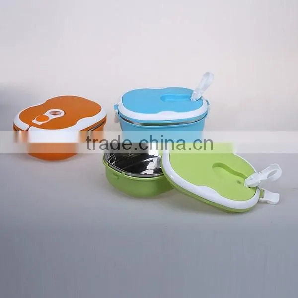 ROUND STAINLESS STEEL LUNCH BOX(800ML)