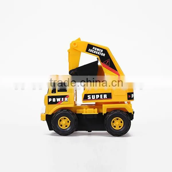 Electric plastic mini toy excavator