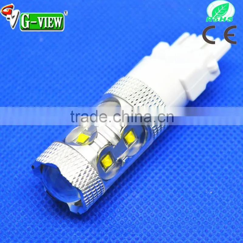 T25 turn signal lamp 80w epistar led car bulb 3157 yellow white red Led lights car