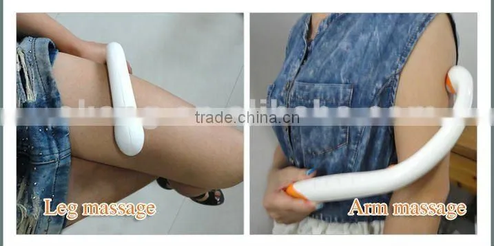 Heating manual neck massager