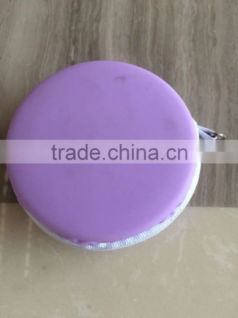 High quality Promotional Silicone Cheap Macarons Wallet