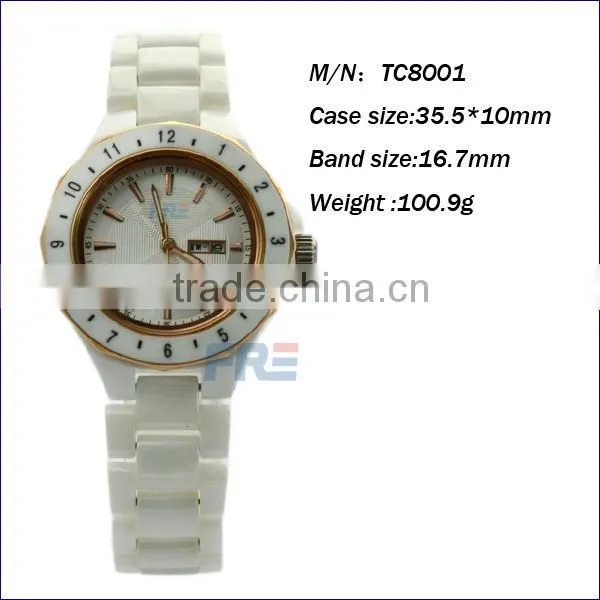 2013 fashion ceramic watch factory direct sell wrist watch