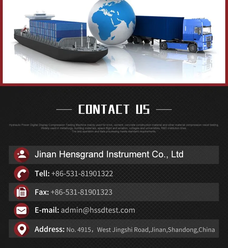 New Design Microcomputer Tester China Compression Testing Concrete Compressive Strength Machine