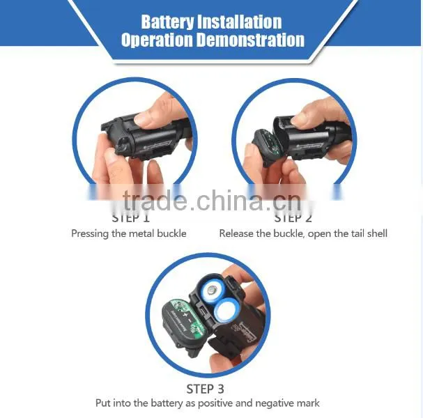 China 500 Lumen Gree Tactical Flashlight LED light