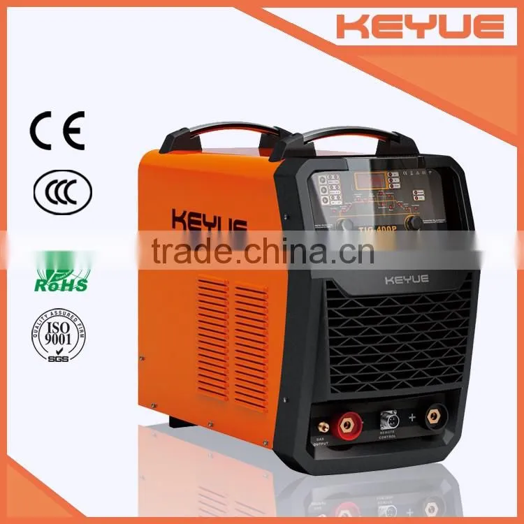 IGBT DC Inverter 3 in 1 high frequency heavy duty argon gas pulse tig/stick industrial welding equipment TIG-400P