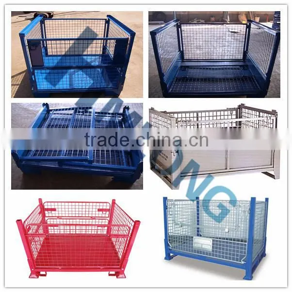 Storage folding steel container for Auto industry