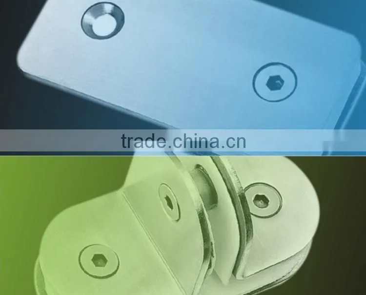 Stainless steel greenhouse glass clip and SS handrail clamps and handrail glass fixing
