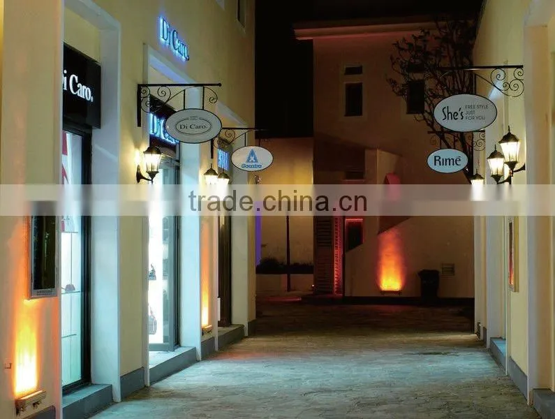 3W aluminium high power indoor led wall lights