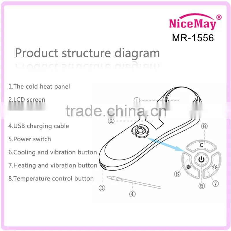 OEM electric face massager beauty device use at home for beauties