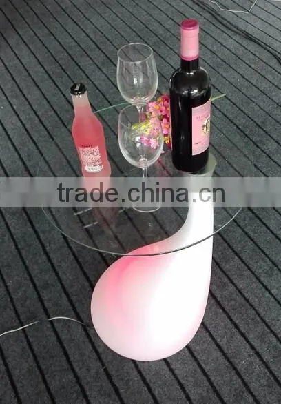 LED lights and lighting bar table coffee table with remote control 4555A