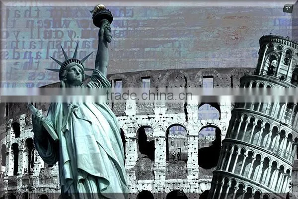 2 panels European style canvas art prints for living room OM-009