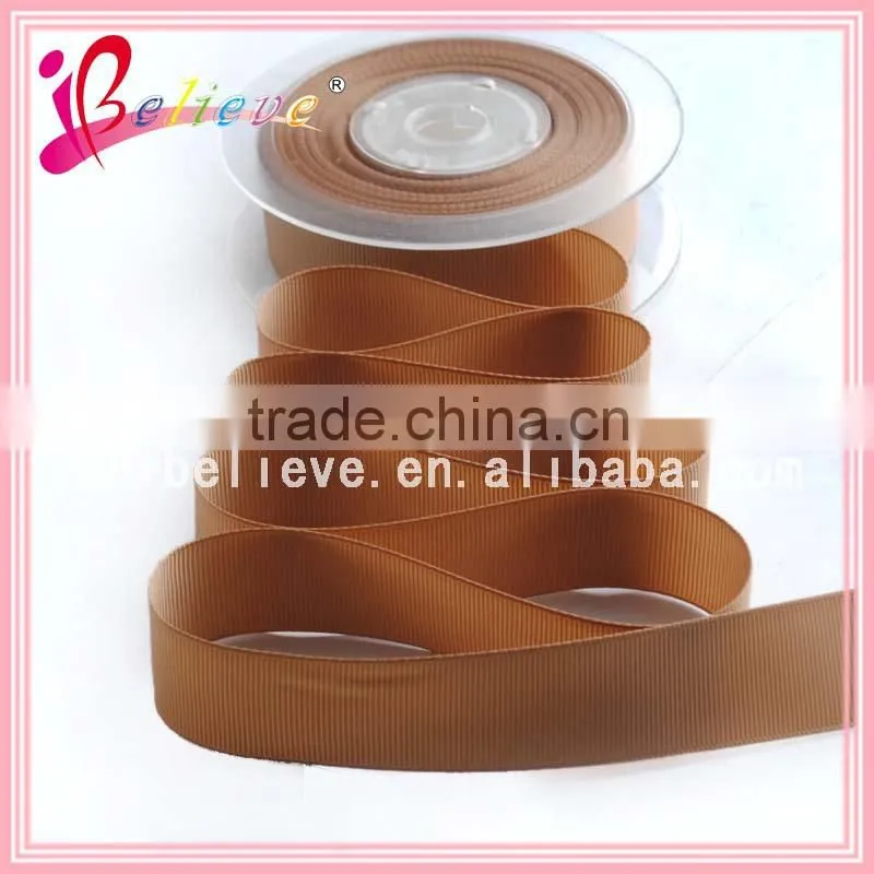 Wholesale yiwu market fancy environmental grosgrain gold ribbon