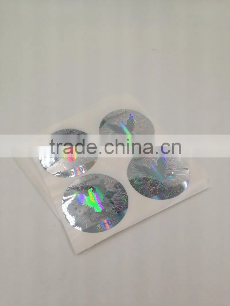 2016 hot sale hologram sticker labels for car windows