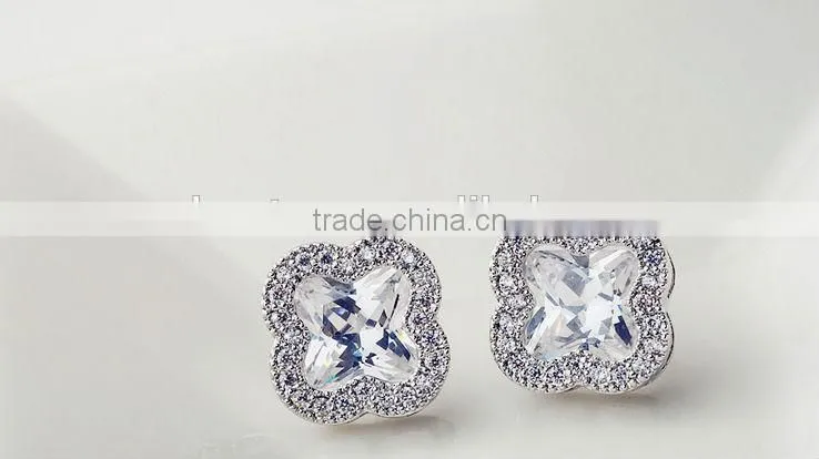 Sapphire fashion earrings jewelry young ladies fashion accessories jewelry fashion intimate jewelry