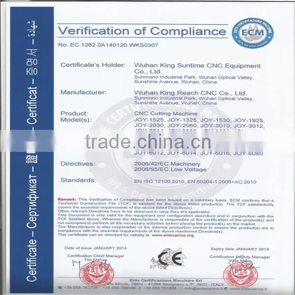 cnc glass sheet cutting machine easy operation
