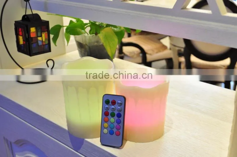 18 button color change remote control Led candle