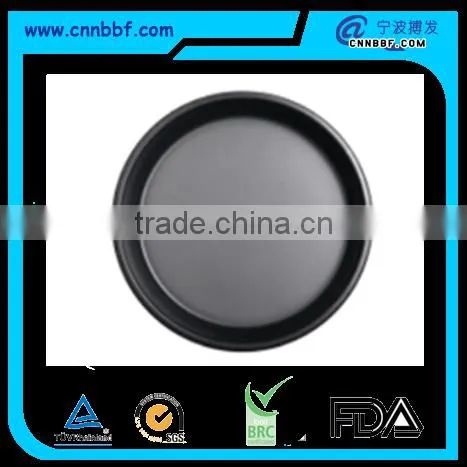 Round high quality non stick carbon steel pizza pan