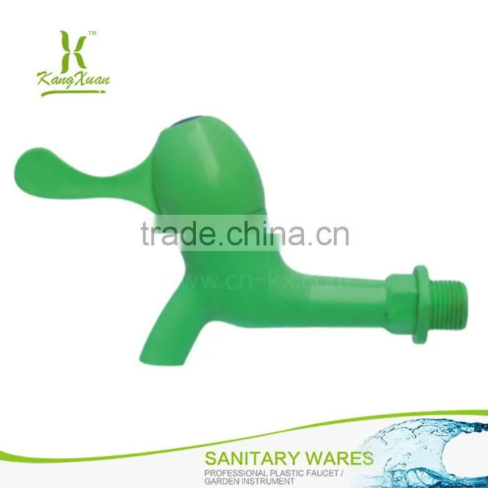Green ABS Plastic Garden Bibcock water tap for india market KX81061