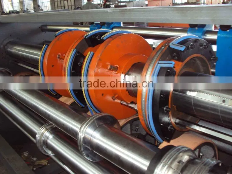 high speed flexo printing & slotting & rotary die cutting machine