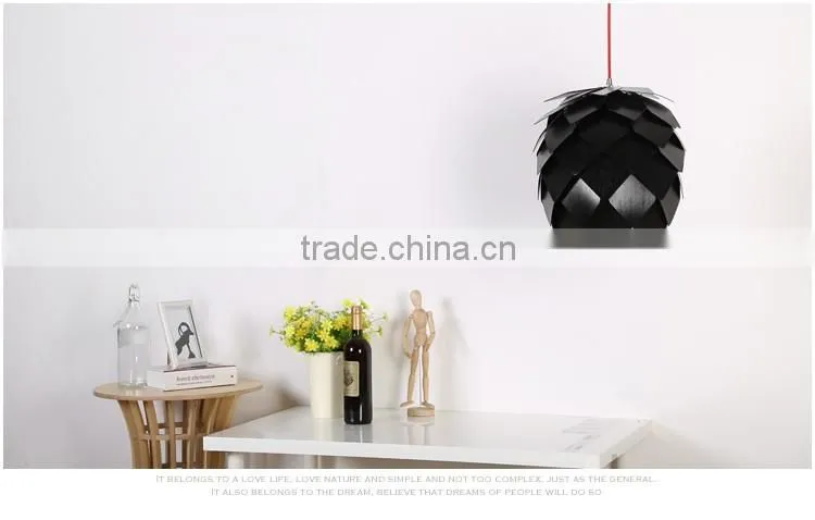 LED pendant Light JK-8005B-26 Japanese style wooden hanging lamp chandelier pendant for decoration