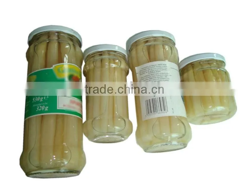 Canned white Asparagus