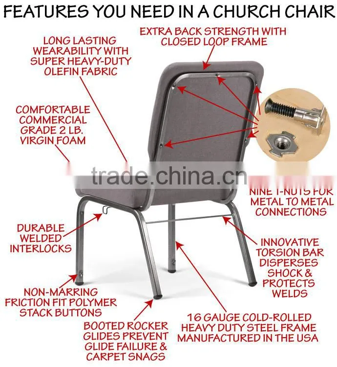 Wholeasale Foshan Padded Church Chairs