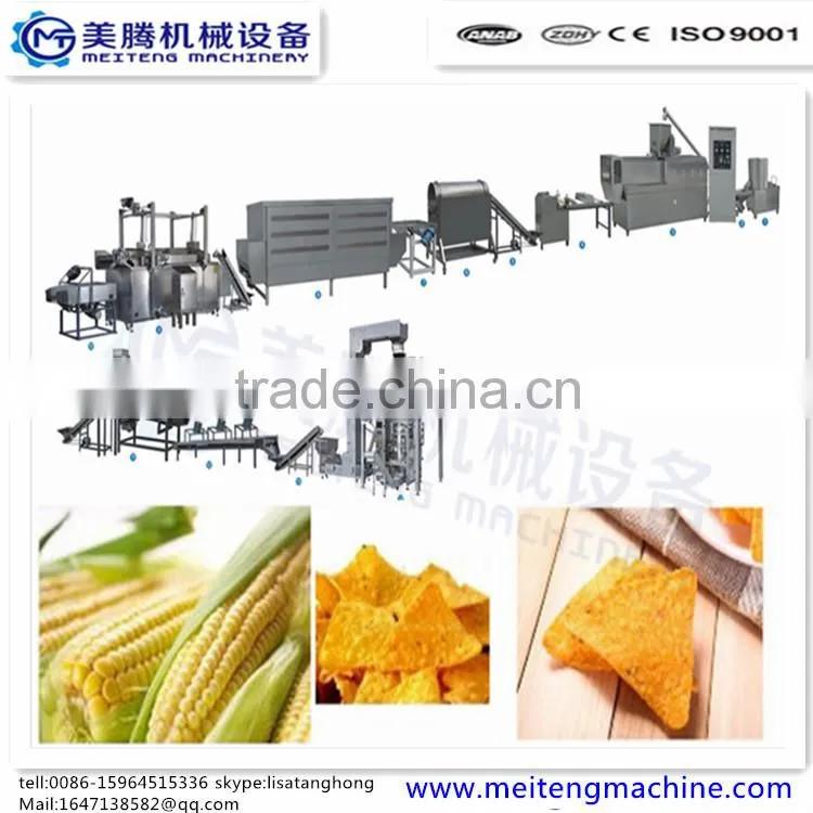 Corn tortilla machine/snack food machine/fried chips machine