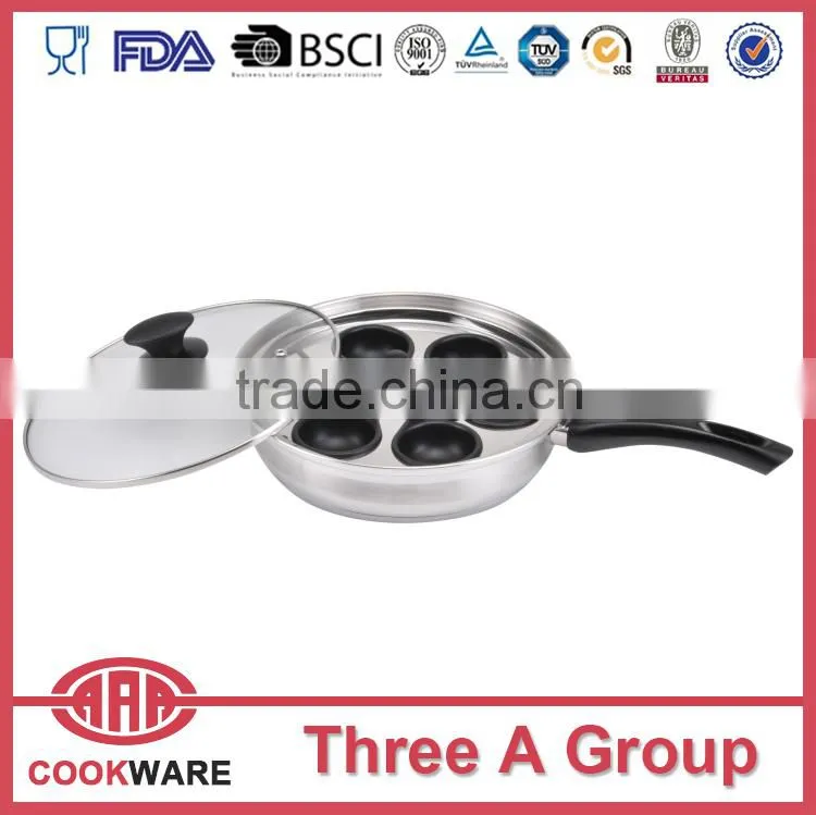 COOK TOOL 6 cups Stainless Steel Egg Poacher wholesale egg cooker