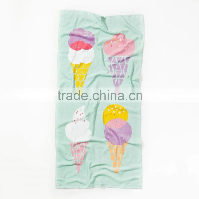 Wholesale Customized High Quality Colorful Printed Bath Towel