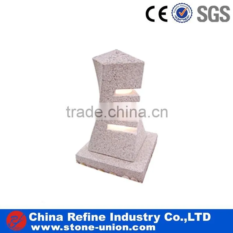 Stone Granite lantern for garden outdoor decoration