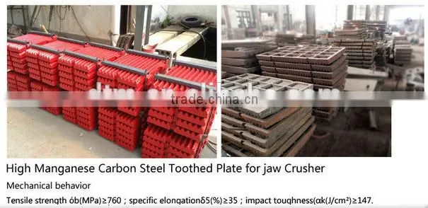 Manganese steel stone crusher machine parts hammer head