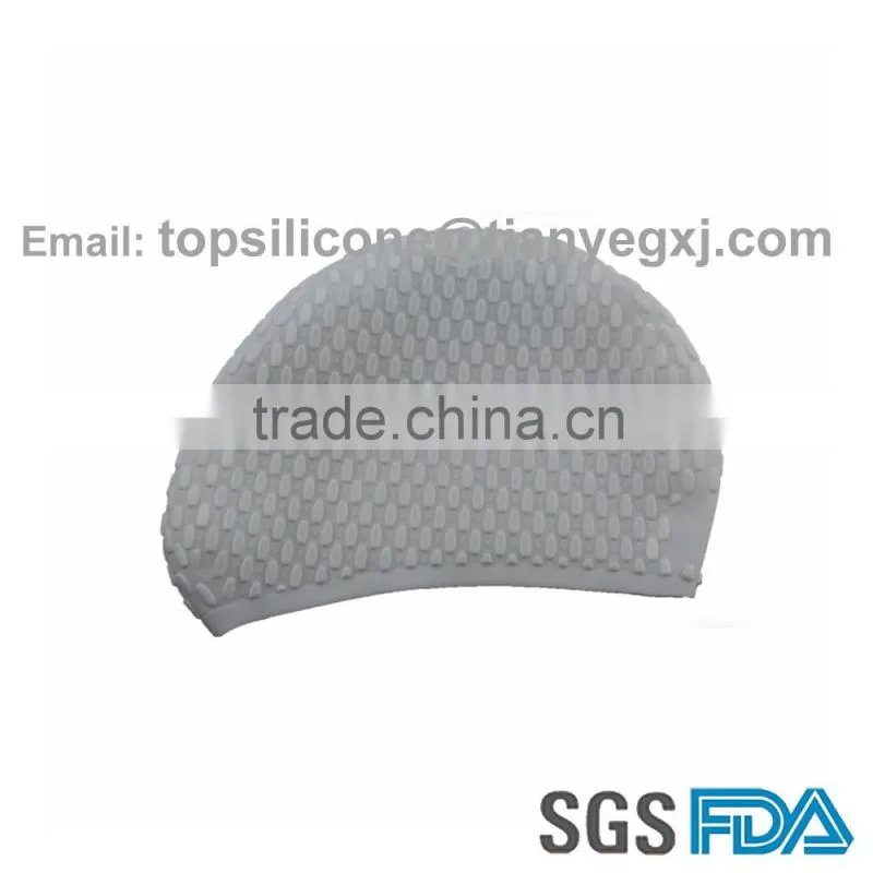 custom logo adult kid size silicone swim cap,professional silicone swimming cap manufacturer