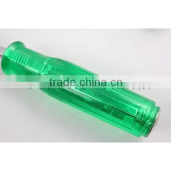 7pcs Square screwdriver set green transparent hand with tools bag SD3112