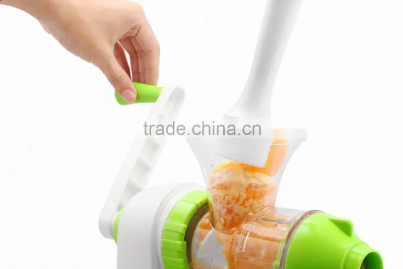 PP+ABS+S/S 30*30*12 Hot sale manual orange juicer machine/slow juicer/vegetable juicer