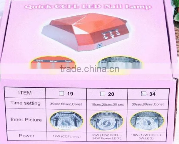2014 ! 36W LED CCFL Nail Lamp Nail Dryer for UV Gel Nail Polish