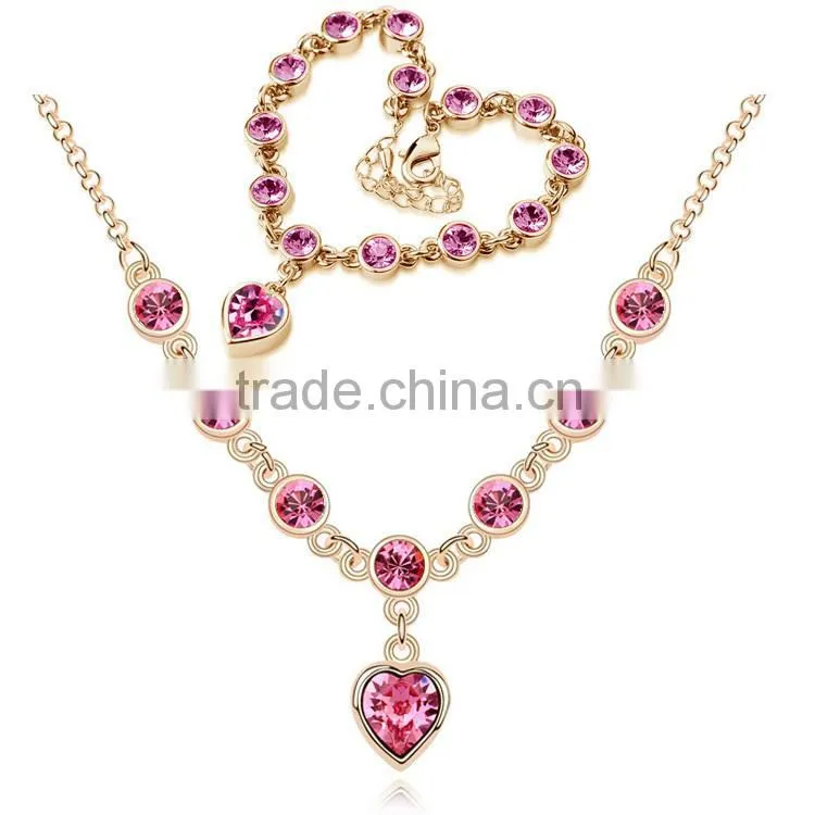 silver exquisite necklace and bracelet with white beads silver jewelry set
